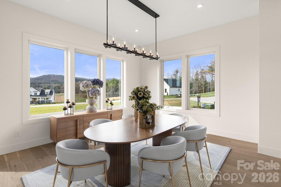 Furnished interior view inside a new home in , Fletcher (Image 10).