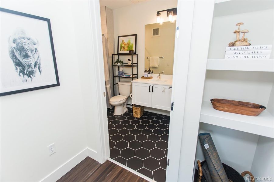 Furnished interior view inside a new home in , Denver (Image 10).