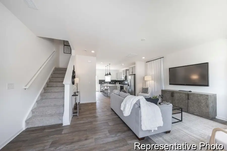 Furnished interior view inside a new home in Towns at Cliffwood (Condos), Concord (Image 1).