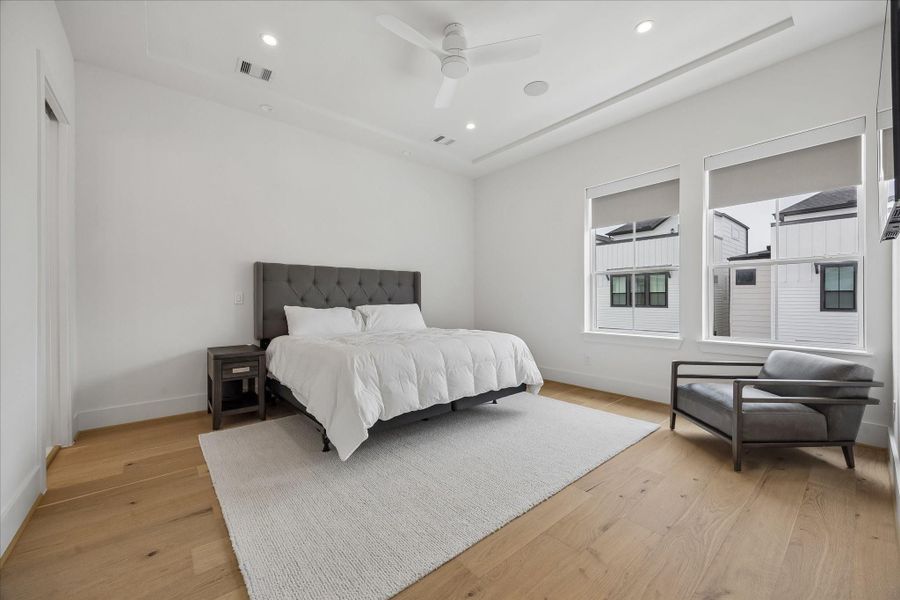 Primary bedroom on the 3rd floor
