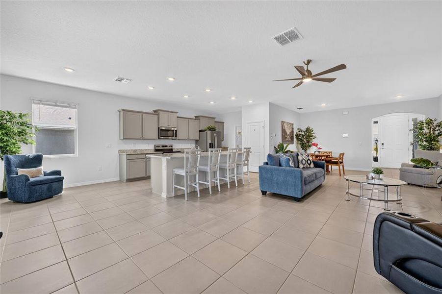 Furnished interior view inside a new home in JB Ranch, Ocala (Image 9).