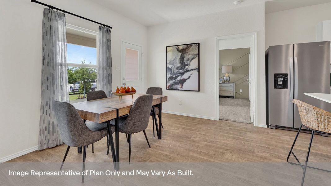 Furnished interior view inside a new home in Arroyo Ranch, Seguin (Image 4).