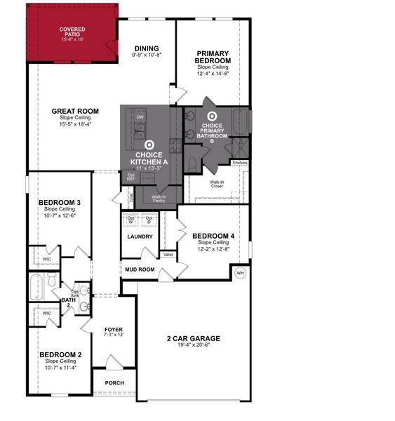 2D floor plan layout of this home in Comanche Ridge, San Antonio, TX (Image 2). 2D floor plan layout of this home in Comanche Ridge, San Antonio, TX (Image 2).