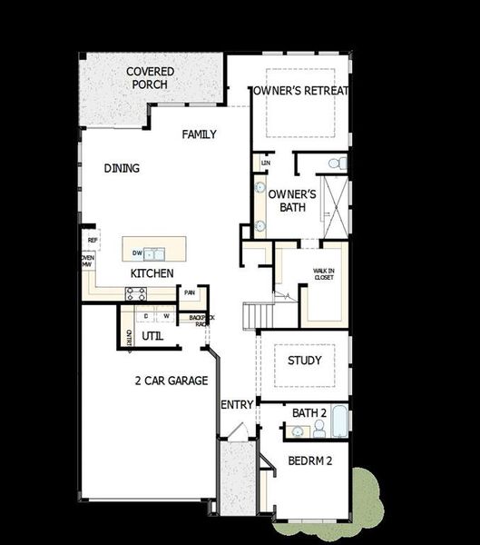 2D floor plan layout of this home in Highwoods, Fort Worth, TX (Image 4). 2D floor plan layout of this home in Highwoods, Fort Worth, TX (Image 4).