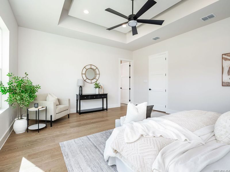 Furnished interior view inside a new home in , San Antonio (Image 33). Furnished interior view inside a new home in , San Antonio (Image 33).