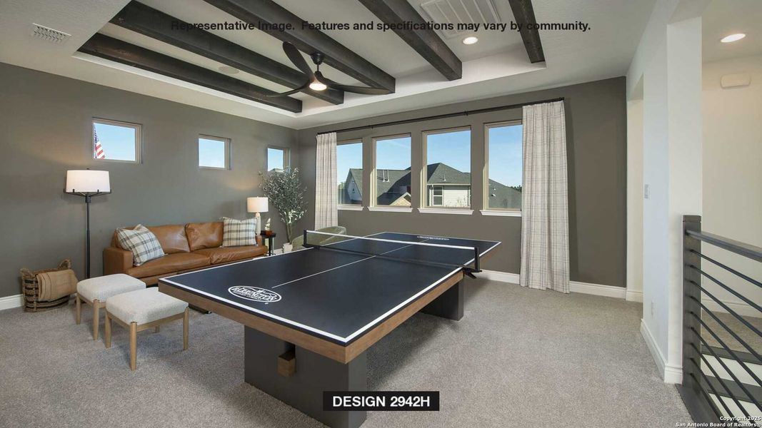 Furnished interior view inside a new home in Kallison Ranch 50', San Antonio (Image 5). Furnished interior view inside a new home in Kallison Ranch 50', San Antonio (Image 5).