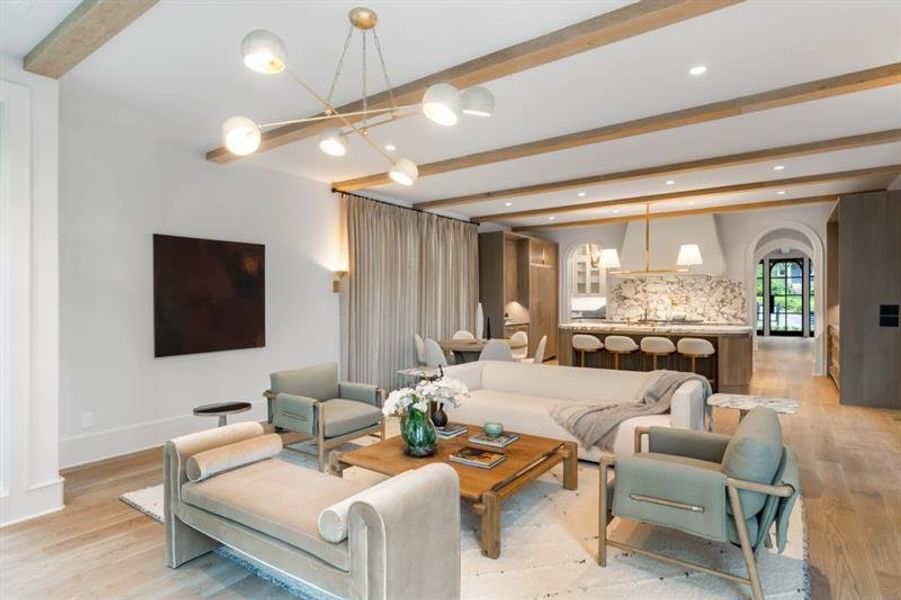 Furnished interior view inside a new home in , Atlanta (Image 65).