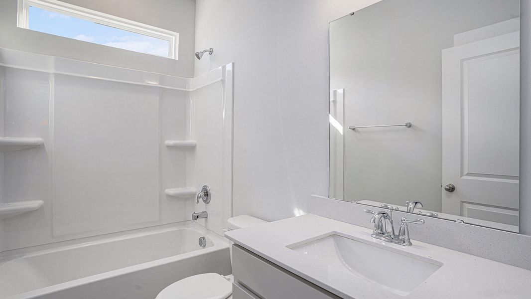 Representative furnished interior of a home built from the EATON by D.R. Horton in Coastal Farms, Conway (Image 4). Representative furnished interior of a home built from the EATON by D.R. Horton in Coastal Farms, Conway (Image 4).