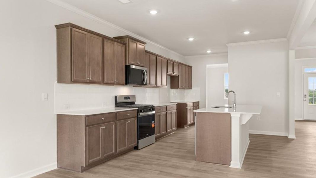 Furnished interior view inside a new home in Liberty Crossing, Braselton (Image 12).