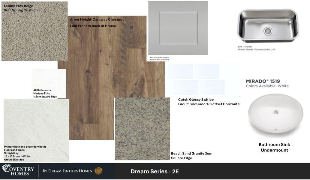 Sample of building materials used in homes in Westridge Cove, Conroe (Image 3). Sample of building materials used in homes in Westridge Cove, Conroe (Image 3).