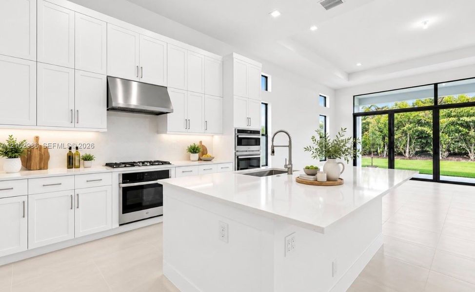 Furnished interior view inside a new home in , Boca Raton (Image 32).