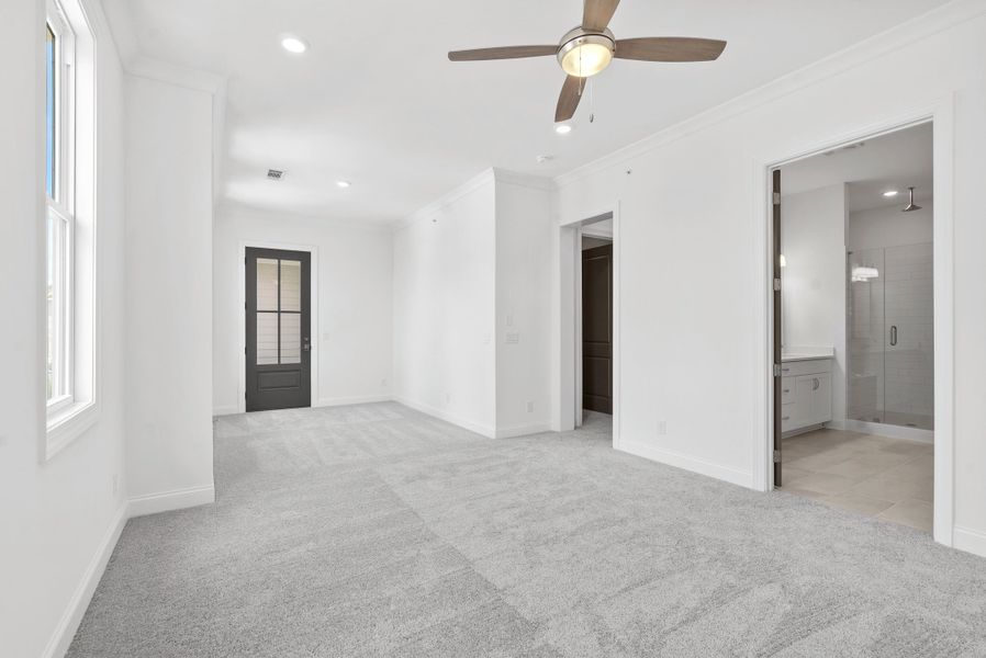 Representative unfurnished interior of a home built from the The Cascade II by The Providence Group in Waterside Condos, Peachtree Corners (Image 16).