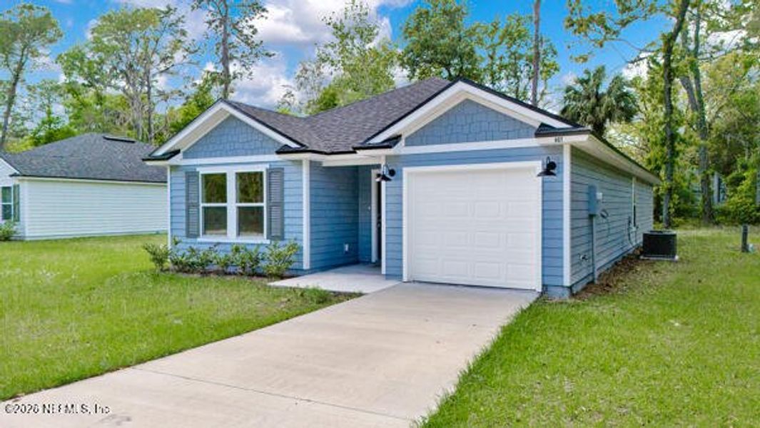 Front exterior of a new home in , Satsuma, FL, highlighting curb appeal (Image 29).