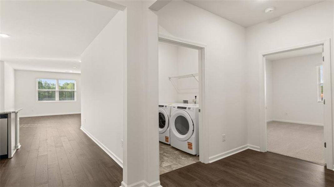 Furnished interior view inside a new home in Champion's Run, Lithonia (Image 11).