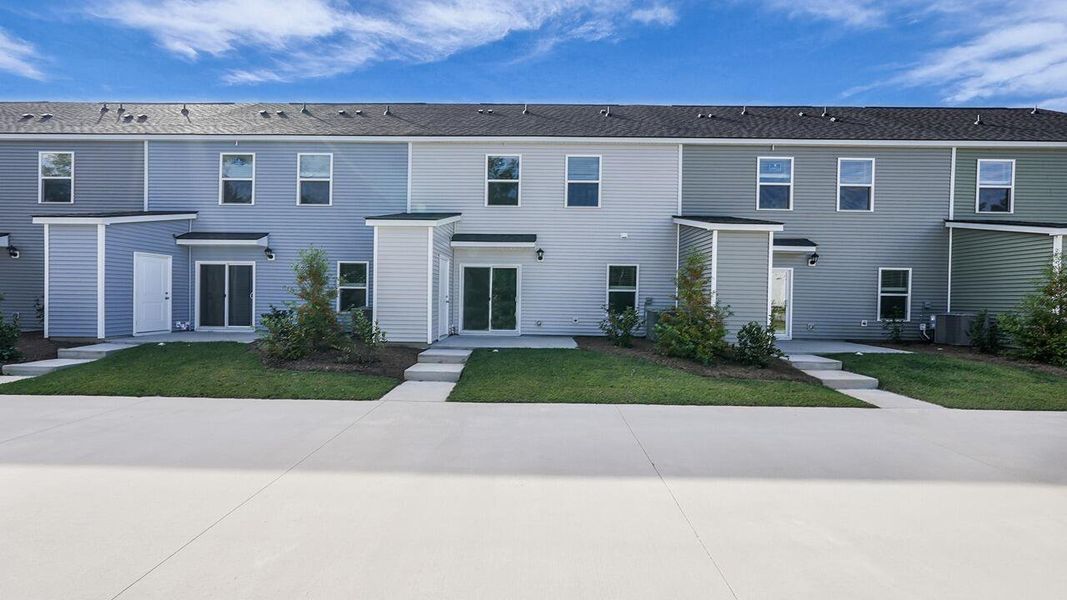 Exterior details and patio area of a home in Garbon Fields, Summerville (Image 4). Exterior details and patio area of a home in Garbon Fields, Summerville (Image 4).