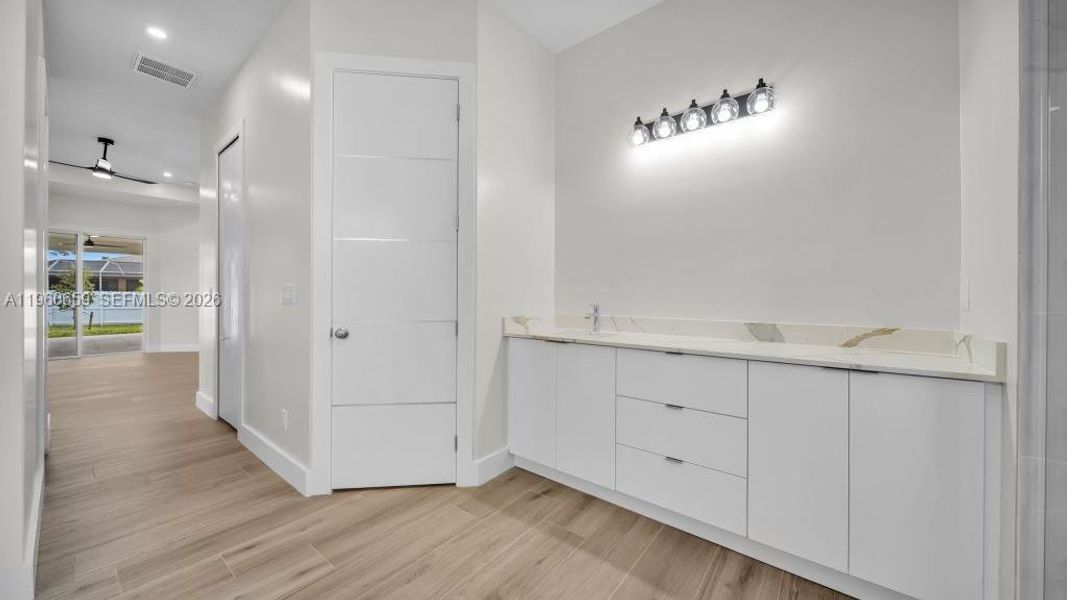 Furnished interior view inside a new home in , Cape Coral (Image 14). Furnished interior view inside a new home in , Cape Coral (Image 14).