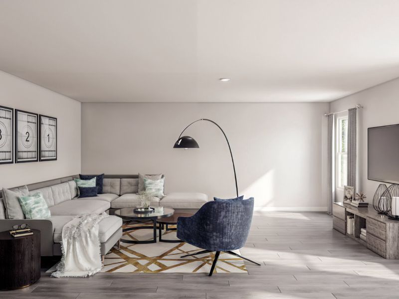 Furnished interior view inside a new home in Cresson Estates, Godley (Image 5).