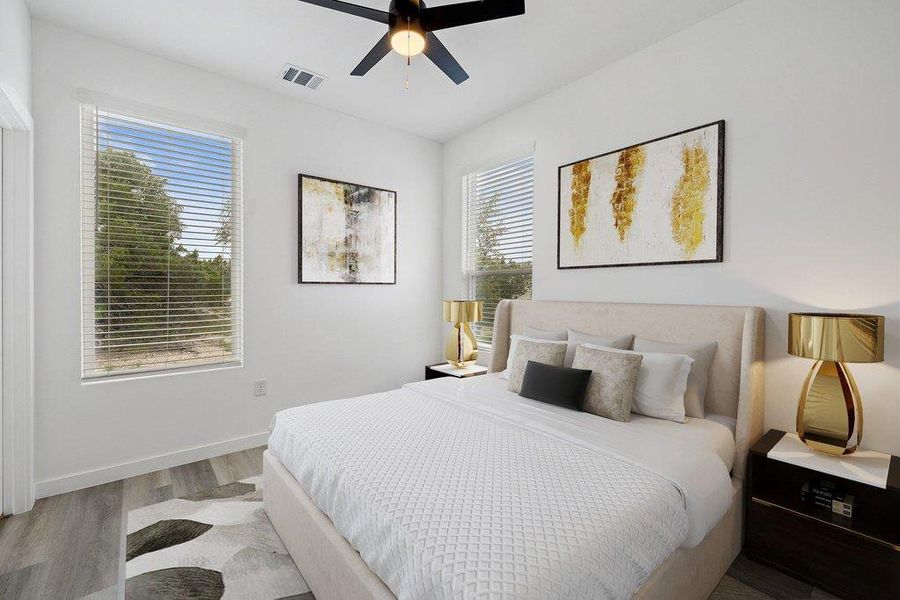 Furnished interior view inside a new home in , Lago Vista (Image 19).