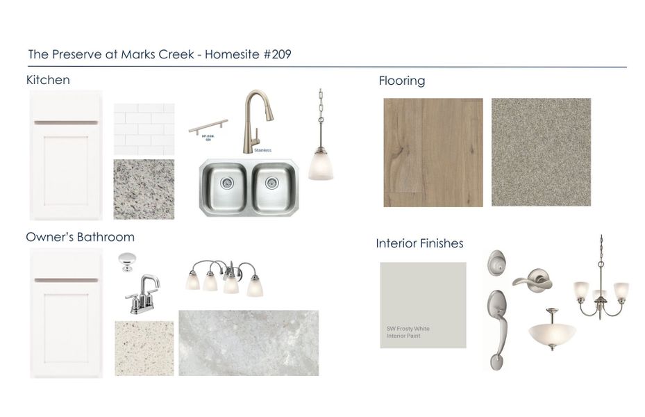 Sample of building materials used in homes in The Preserve at Marks Creek, Knightdale (Image 27). Sample of building materials used in homes in The Preserve at Marks Creek, Knightdale (Image 27).