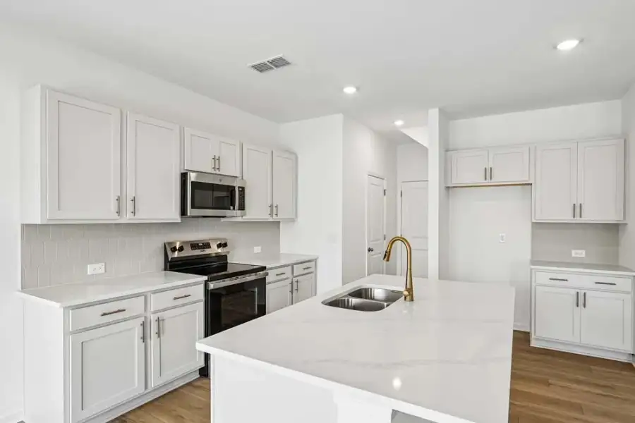 Representative Photo: Kitchen featuring Serene Collection Finishes