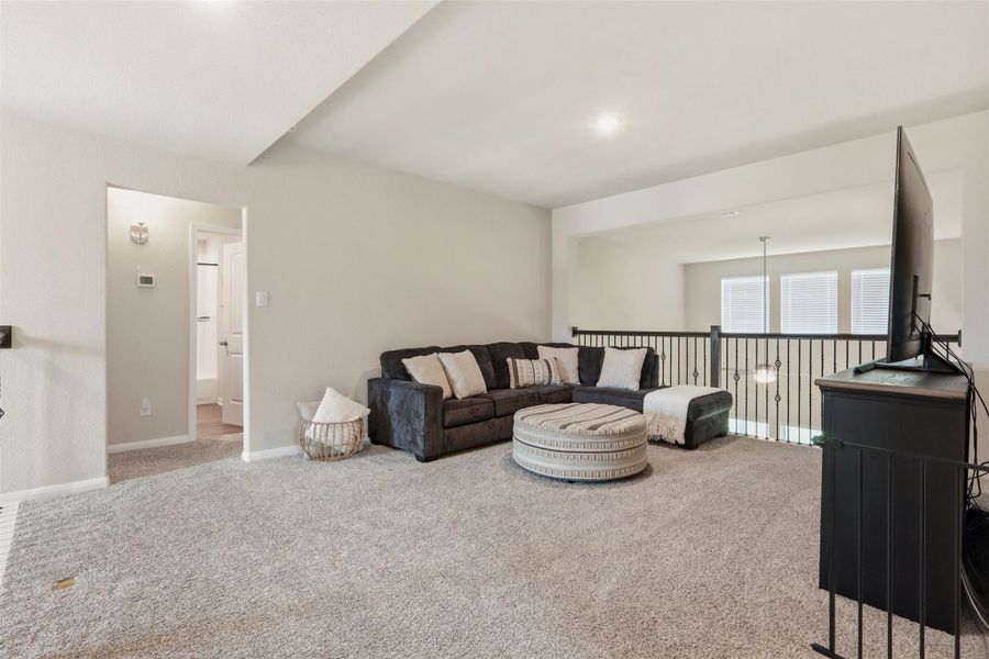 Furnished interior view inside a new home in Deer Trail Estates, Conroe (Image 21).