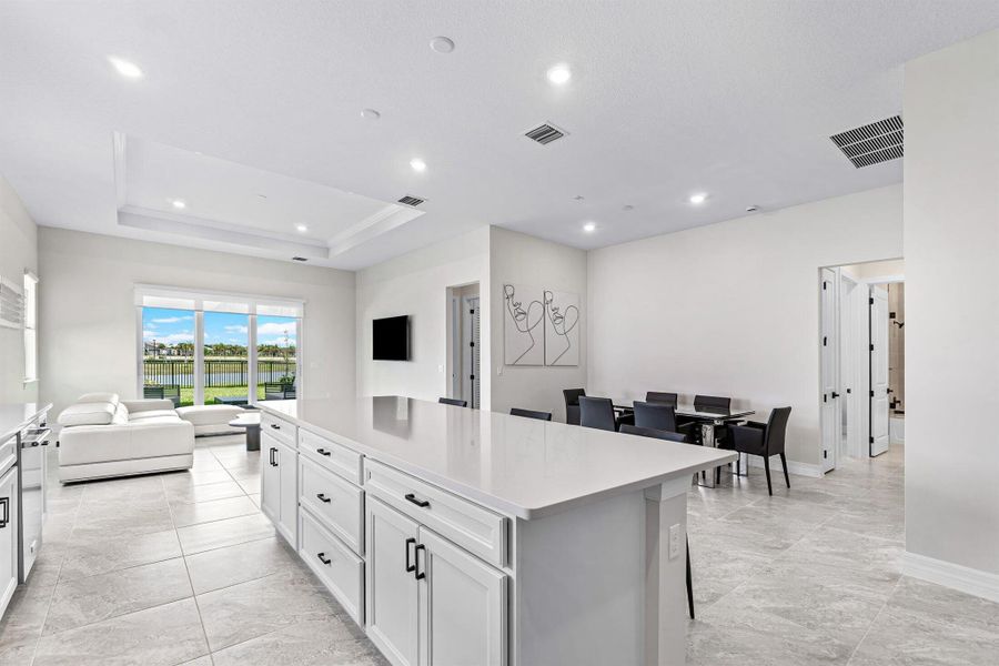 Furnished interior view inside a new home in Avondale at Avenir, Palm Beach Gardens (Image 52).