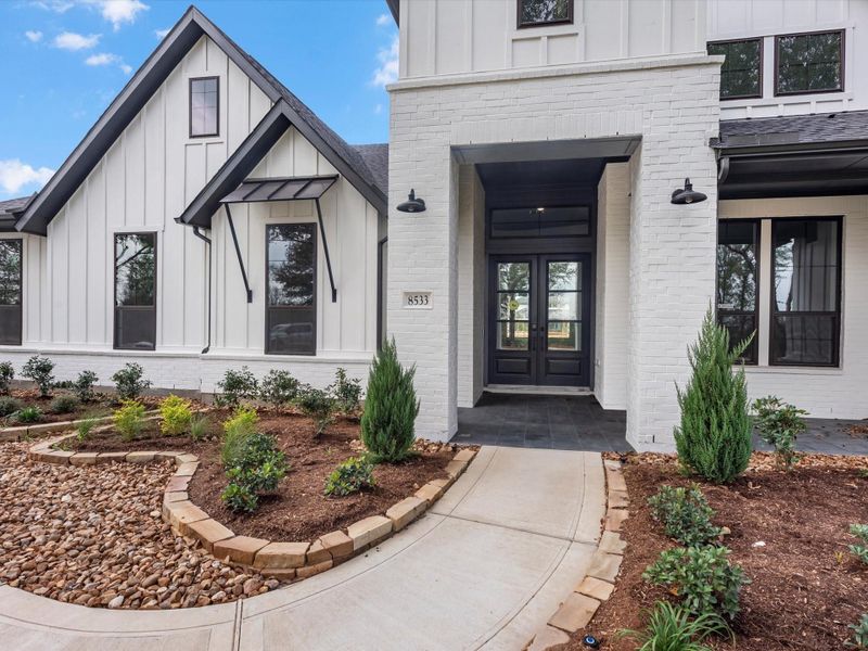 Exterior details and patio area of a home in , Fulshear (Image 3).