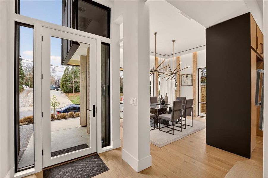 Furnished interior view inside a new home in , Atlanta (Image 51).