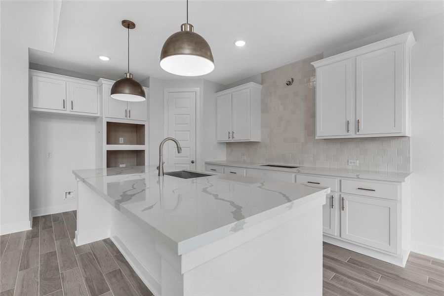 Furnished interior view inside a new home in Sunterra, Katy (Image 6).