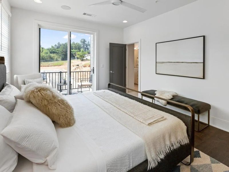 Furnished interior view inside a new home in Hayden Westside, Atlanta (Image 12). Furnished interior view inside a new home in Hayden Westside, Atlanta (Image 12).