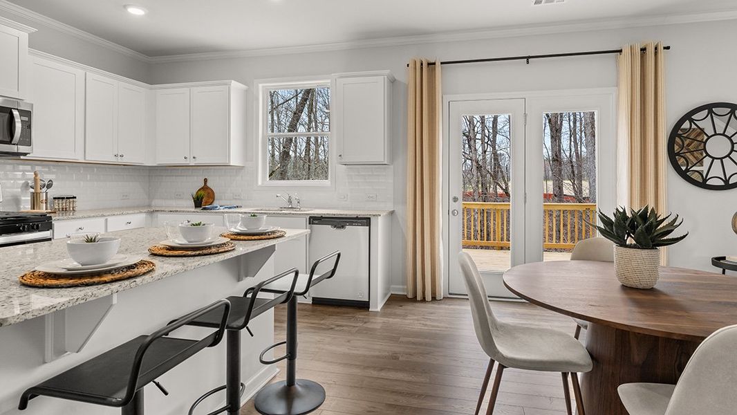 Representative furnished interior of a home built from the HANOVER by D.R. Horton in The Ranch, Holly Hill (Image 5).