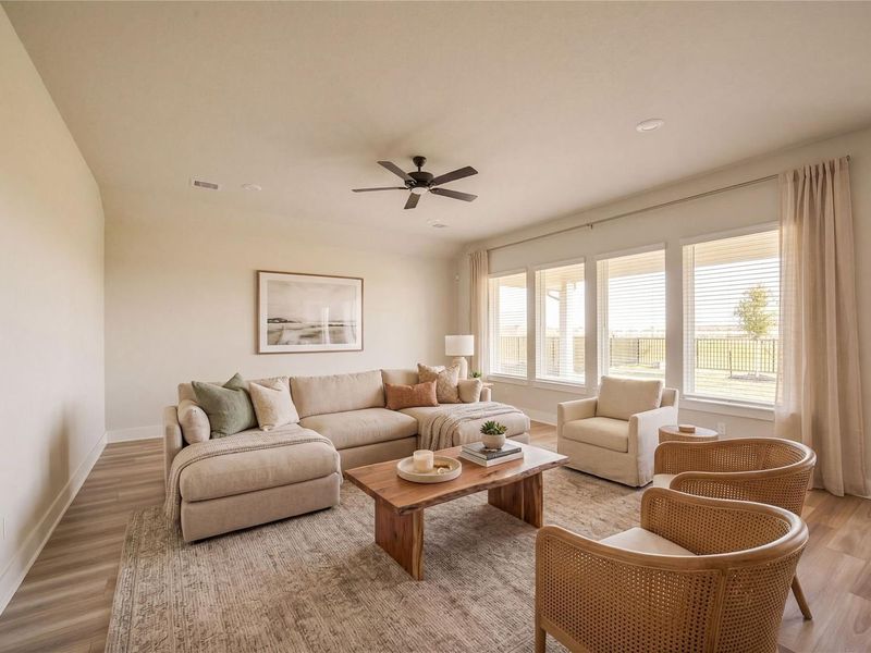 Furnished interior view inside a new home in Sierra Vista, Rosharon (Image 8).