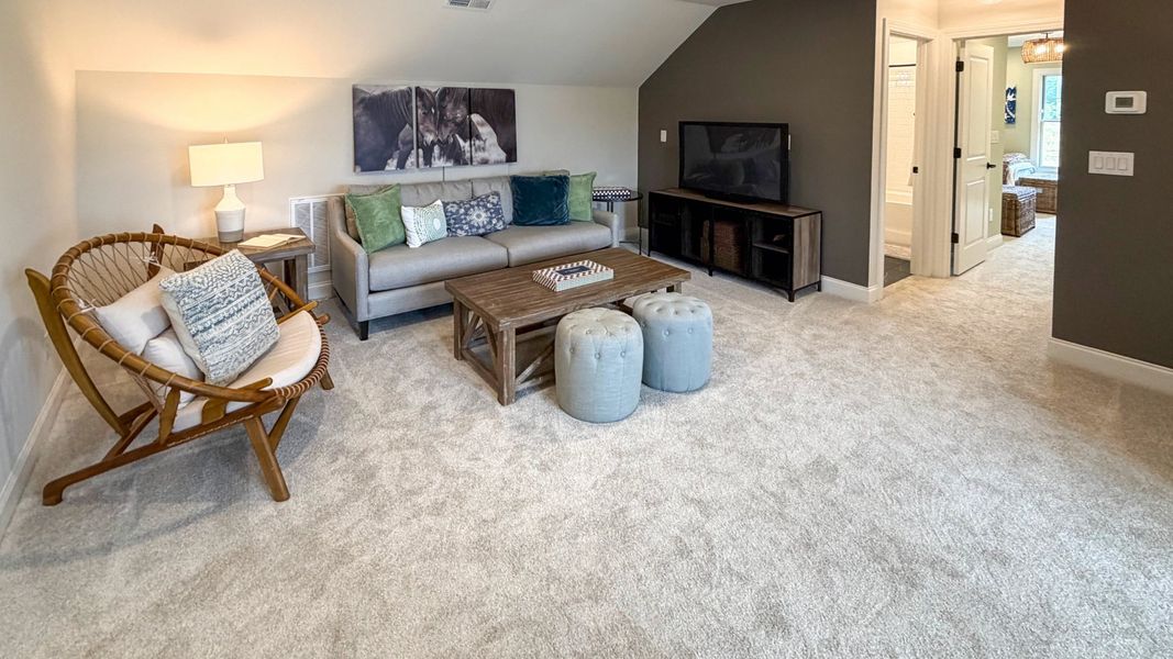 Representative furnished interior of a home built from the Portico by Epcon Communities in The Courtyards at Hodges Farm, Charlotte (Image 8). Representative furnished interior of a home built from the Portico by Epcon Communities in The Courtyards at Hodges Farm, Charlotte (Image 8).