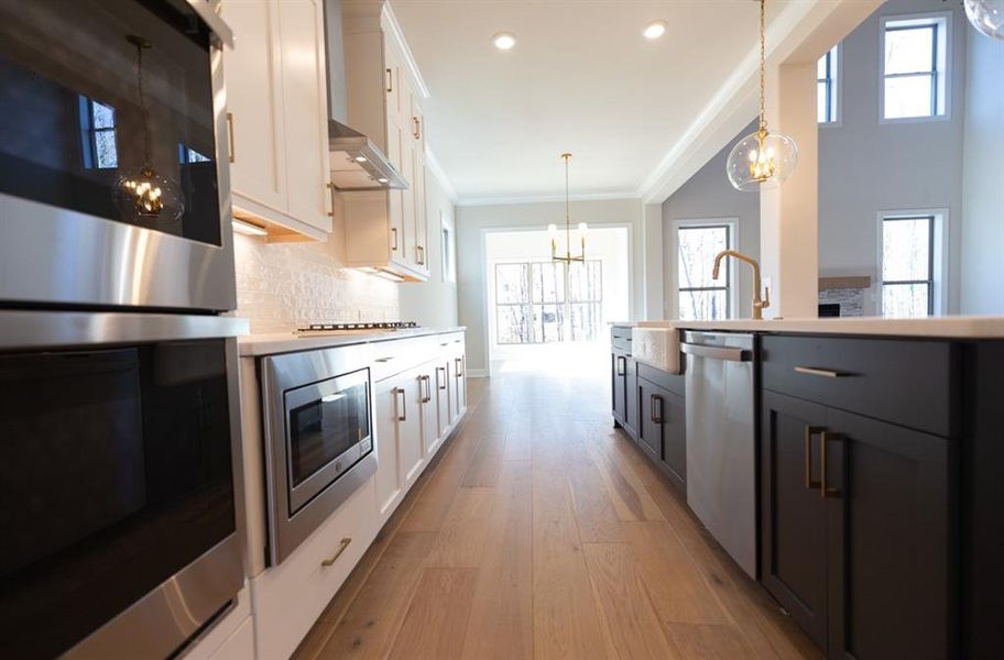 Furnished interior view inside a new home in Bellmoore Park, Johns Creek (Image 14).
