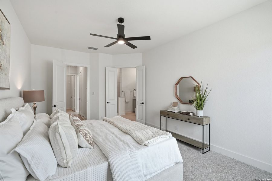 Furnished interior view inside a new home in Prominence Urban, San Antonio (Image 13).