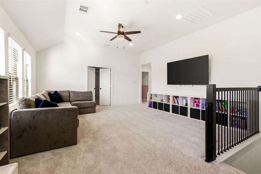 Furnished interior view inside a new home in The Villages of Hurricane Creek, Anna (Image 11).