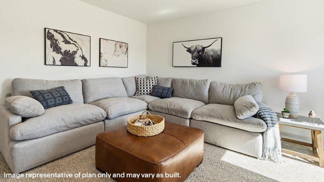 Furnished interior view inside a new home in Hickory Ridge, Elmendorf (Image 26).