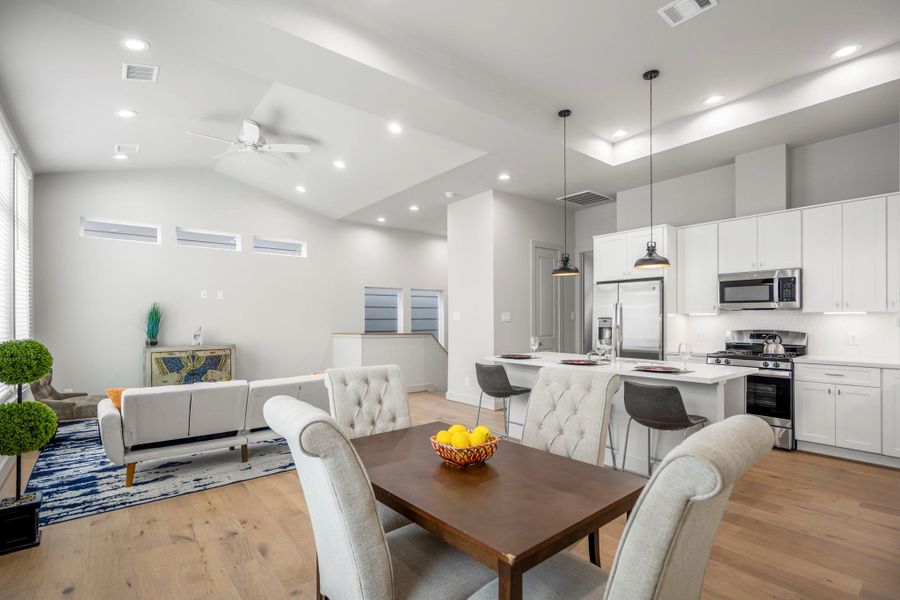 Furnished interior view inside a new home in , Houston (Image 26).