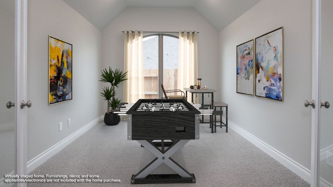 Furnished interior view inside a new home in Juniper Springs, Lockhart (Image 5).