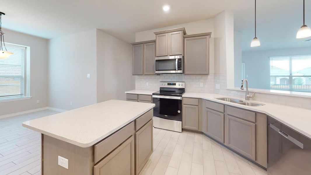 Furnished interior view inside a new home in Sterling Meadows, Salado (Image 11).