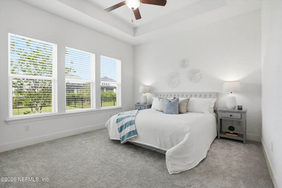 Furnished interior view inside a new home in , Jacksonville (Image 37). Furnished interior view inside a new home in , Jacksonville (Image 37).
