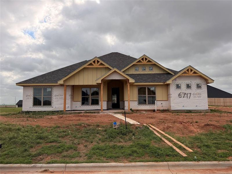 In-progress construction of a new home in , Abilene, TX (Image 5).