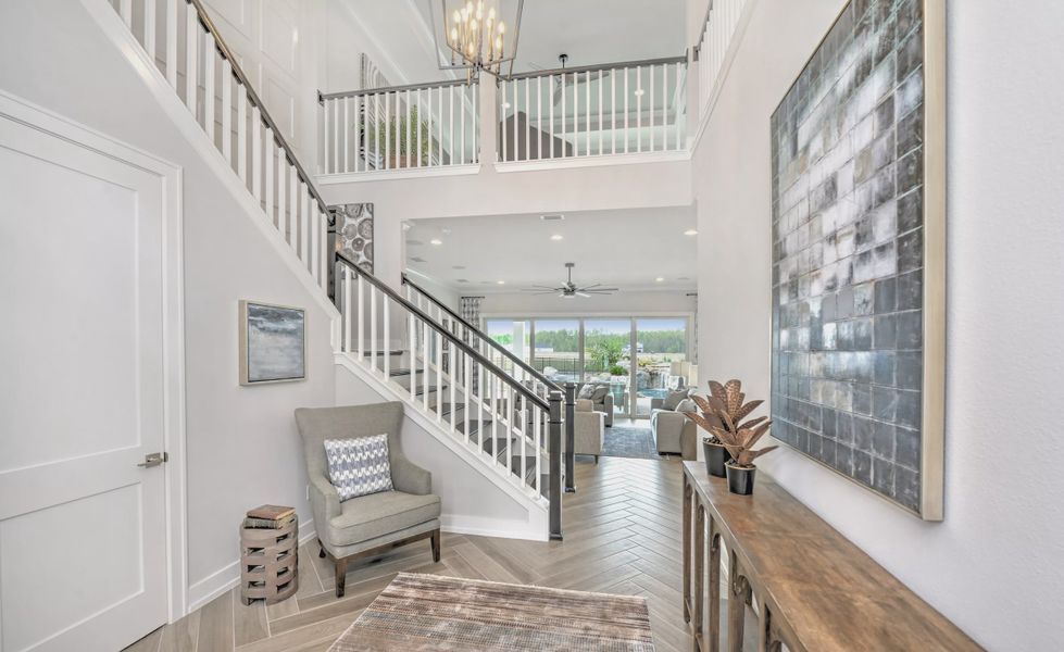 Furnished interior view inside a new home in Middlebourne, St. Johns (Image 5). Furnished interior view inside a new home in Middlebourne, St. Johns (Image 5).