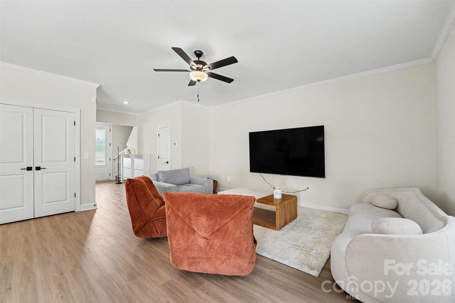 Furnished interior view inside a new home in Colonial Crossing, Troutman (Image 5).