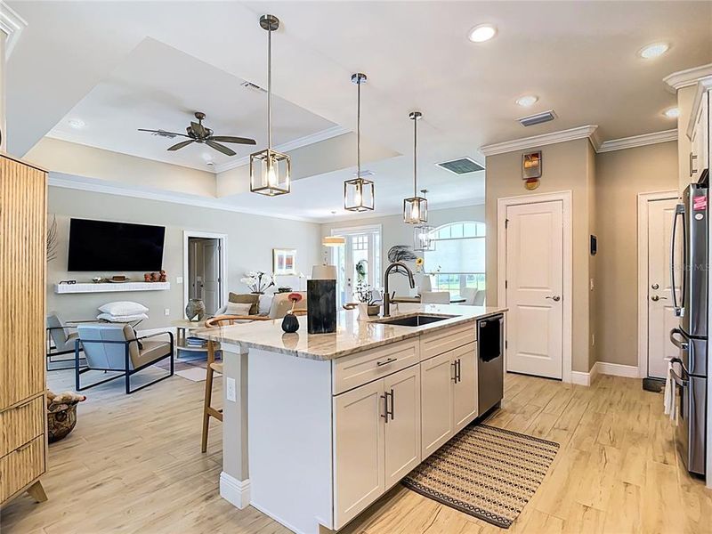 Furnished interior view inside a new home in , Punta Gorda (Image 9).