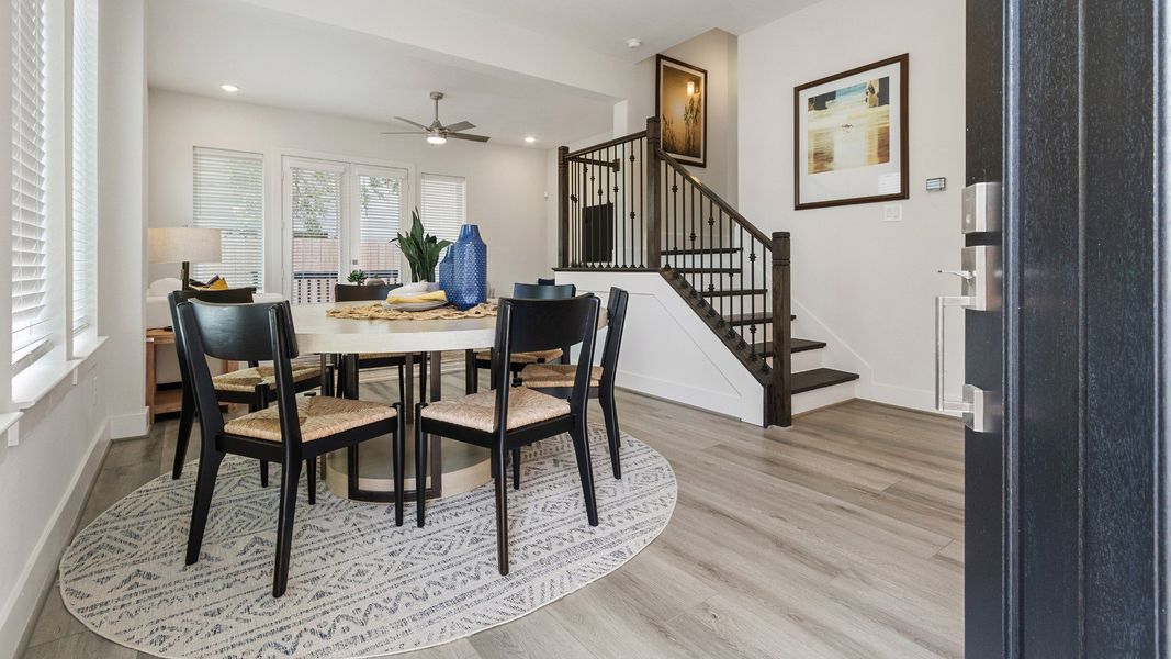 Furnished interior view inside a new home in Shady Acres, Houston (Image 7).