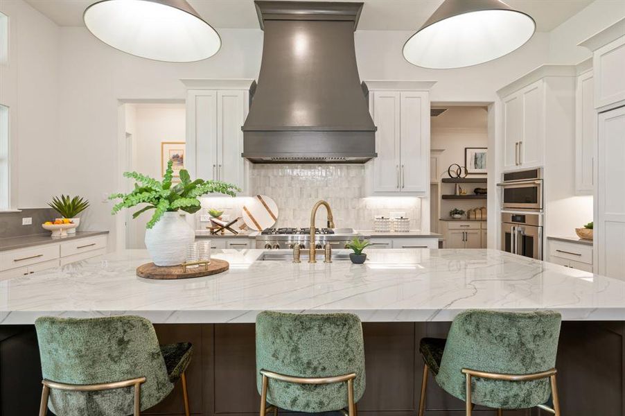 Furnished interior view inside a new home in The Resort on Eagle Mt. Lake, Fort Worth (Image 17).