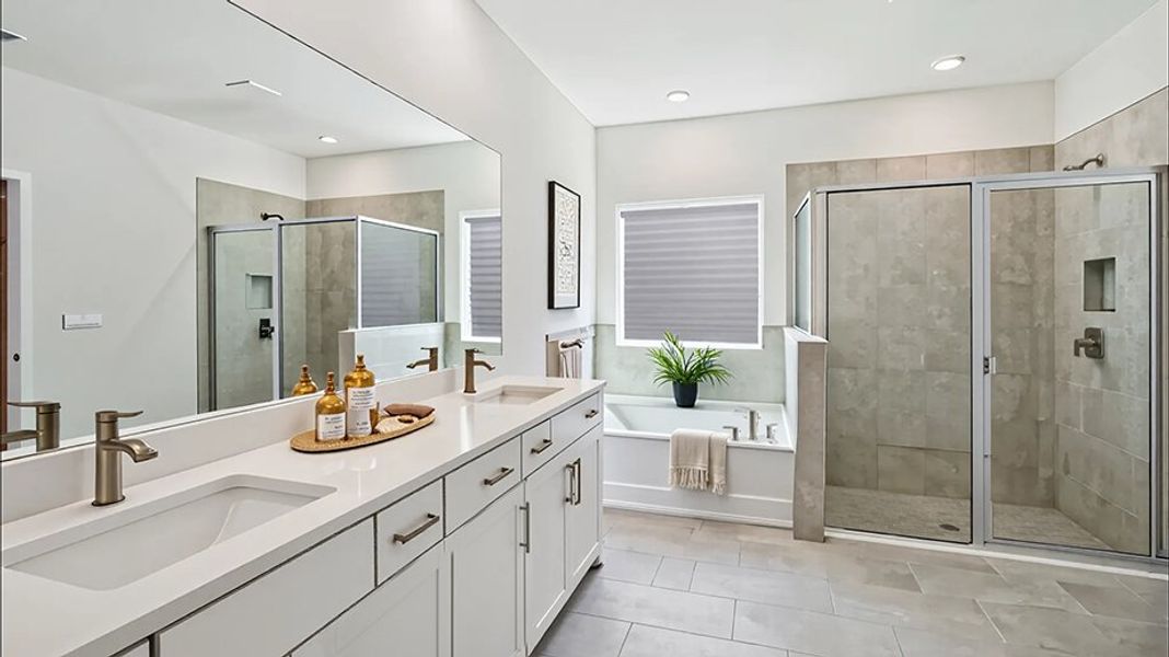 Representative furnished interior of a home built from the Hawthorne by D.R. Horton in Buchanan Trails, Newberry (Image 9).