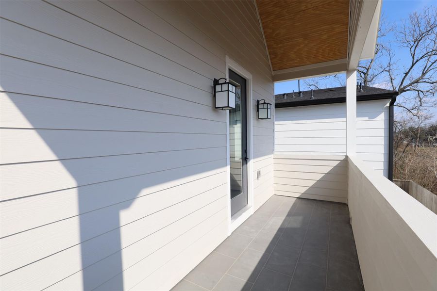 Balcony flooring is ALX waterproofing with an upgraded tile design finish. Balcony flooring is ALX waterproofing with an upgraded tile design finish.