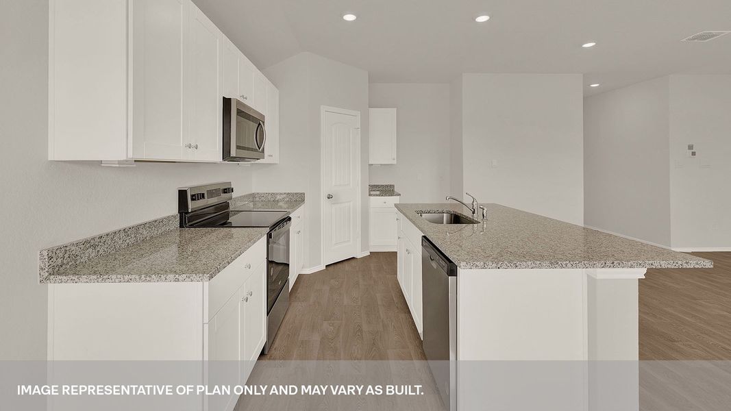 Representative furnished interior of a home built from the The Bellvue by D.R. Horton in Arroyo Ranch, Seguin (Image 5). Representative furnished interior of a home built from the The Bellvue by D.R. Horton in Arroyo Ranch, Seguin (Image 5).
